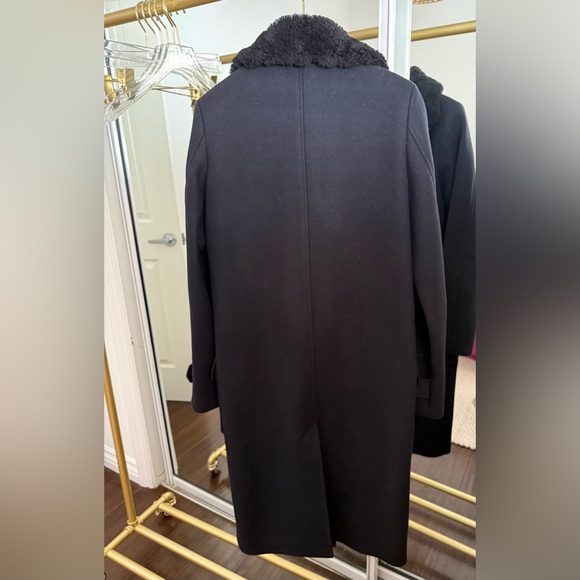 The Kooples Navy Blue Wool Coat - Picture 10 of 10